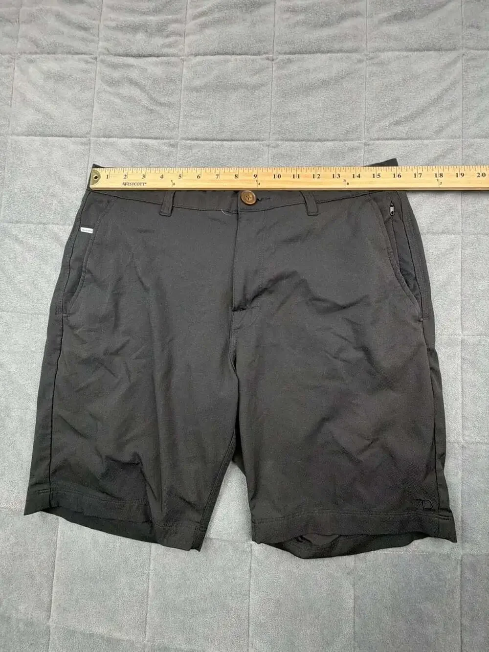 7 Diamonds Men's Black Performance Golf Hybrid Shorts Size 32